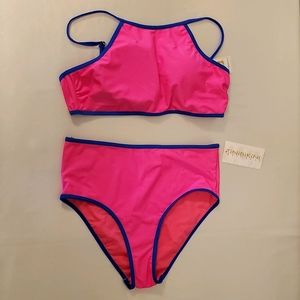 NEW⚡TiniBikini Electric Pink and Blue Bikini